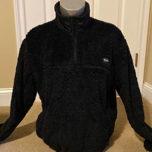 Quarter zip Teddy Bear fleece